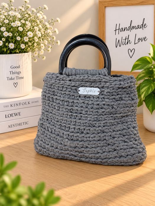 Slate Grey Handbag