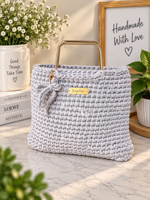 Pearl Grey Tote